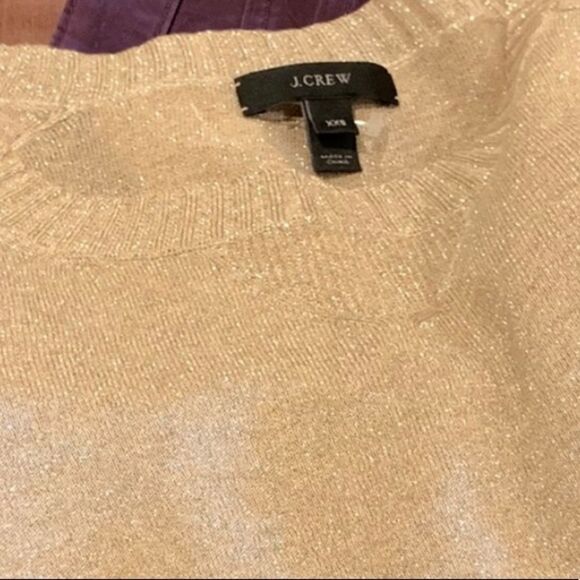 NEW J. Crew Tan Gold Long Sleeve Knit Top - Picture 8 of 10